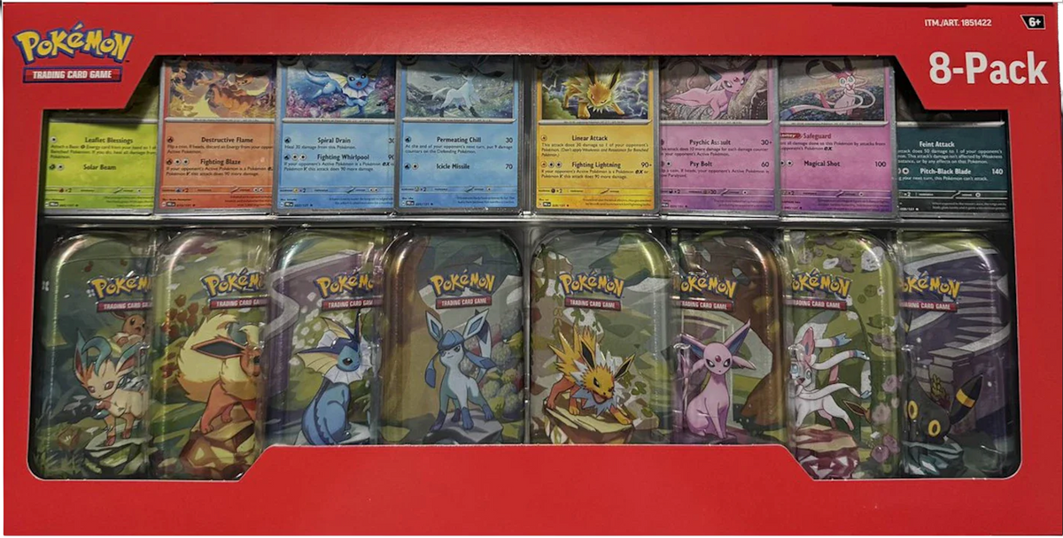 Prismatic Evolutions - Costco 8-Pack Mini Tins